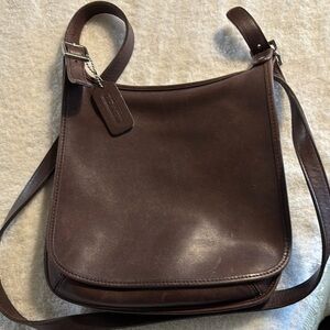 Coach Brown Leather Crossbody Bag